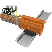 WAGO 222 Series Mounting Carrier Din Rail Mount Orange
