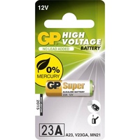 GP 12V High Voltage Alkaline 23A V23VA MN21 A 23 Battery 1PK for Remote 