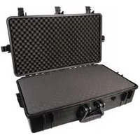 Duratool Waterproof Lightweight Storage Case with Foam 170mm x640mm x340mm Black