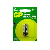 GP 25AC2 1.5V AAAA  Super Alkaline Battery 2Pack