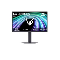 LG UltraGear 25' IPS Full HD 300Hz Monitor, 1920×1080, IPS, 300Hz, 1ms GtG, HDR10, sRGB 99%, G-SYNC Compatible, FreeSync Premium, DP 1.4, 2xHDMI