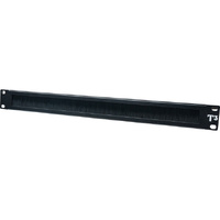 19" 1RU BRUSH RACK PATCH PANEL 