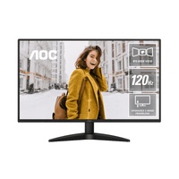 AOC 27' 120Hz IPS 1920 × 1080 (FHD), 300 cd/m2,  VGA × 1, HDMI 1.4 × 1 1ms Adaptive Sync, Office and Home monitor. 2025