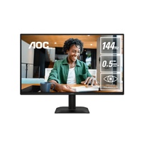 AOC 27E40L,27' IPS,FHD 1920x1080@144Hz,4ms/0.5ms,300cd/m²,1500:1,HDMI+DP,178°,VESA100 (LS)