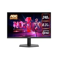 AOC27' IPS FHD, 240Hz, HDR10, 1H1DP, Adaptive Sync,Low input lag,Gaming mode,Dial Point,Shadow  Control,Low blue mode, Gaming Monitor