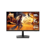 AOC 27' 180hz 1ms VA, FHD 1080 Adaptive Sync, 300 cd/m2, HDMI 2.0, DP 1.4, Line in & Earphone x 1,  VESA 100mm, Flicker FREE Low Blue,  Gaming Monitor