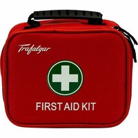 Trafalgar 75 Piece Travel First Aid Kit Enhanced Content Backpacks Glove Boxes