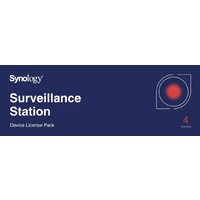 Synology Surveillance Device License Pack For NAS  4 Additional Licenses