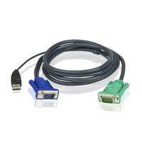 Aten KVM Cable 3m with VGA & USB to 3in1 SPHD