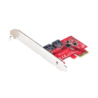 StarTech 2P6G-PCIE-SATA-CARD 2-Port PCI Express SATA Controller