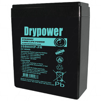 Drypower 2SB80HP-FR 2V 80Ah Long Life Standby AGM SLA Battery 