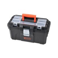 Tactix 400mm Tool Box Built-in Compartments to House Smaller Items