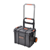 Tactix Modular Rolling Toolbox with Telescopic handle and liftout Carry Tray