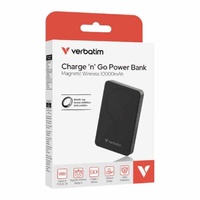 Verbatim Power Bank Magnetic Wireless 10,000mAh Basic - Black