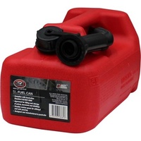 SCA Plastic Jerry Can-Fuel 5L (Red) for Filling And Storage of Petrol And Kerosene