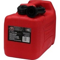Sca Plastic Jerry Can-10L(Red) For Filling & Storage Fuel Flexible Vented Spout