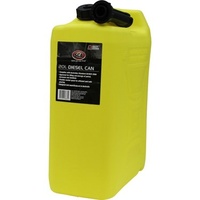 SCA Plastic Jerry Can-Diesel 20L Yelow Flexible Vented Spout for Safe Pouring