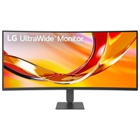 LG 34' UltraWide™  WQHD Curved 144Hz Monitor, 3440x1440, 1800R Curved, sRGB 99%, HDR10, 2xHDMI, DP 1.4, AMD FreeSync™, KVM Switch
