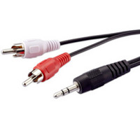 Comsol 3mtr 3.5mm Stereo Male to 2 x RCA Male Audio Cable