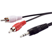 Comsol 10mtr 3.5mm Stereo Male to 2 x RCA Male Audio Cable