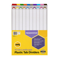 Marbig Indices & Divider 10 Tab Reinf A3 Landscape