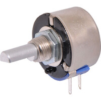 3AW-10K 10k Lin D Shaft 24mm Single 3W Wire-Wound Pot Potentiometer