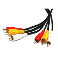 Comsol 3mtr 3 x RCA Male to 3 x RCA Male Composite Cable
