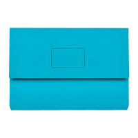 Marbig Slimpick Foolscap Document Wallet Blue