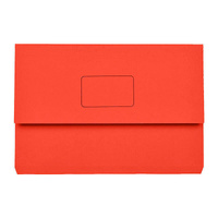 Marbig Slimpick Foolscap Document Wallet Red