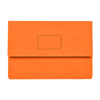 Marbig Slimpick Foolscap Document Wallet Orange