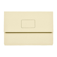 Marbig Slimpick Foolscap Document Wallet Buff