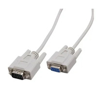 Cabac 1.8m DB9M-DB9F 2M Data Cable Serial Extension