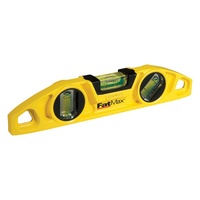 STANLEY 43-603 Heavy-Duty Aluminium Die-Cast FatMax Pro Torpedo Level Yellow