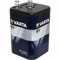 Varta 431-6X Consumer Super Heavy Duty Zinc Chloride 6V Lantern Battery 6PK
