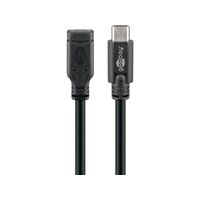 Goobay USB-C 3.1 Extension 1M - Black