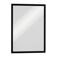Durable Duraframe Magnetic Sign Holder A3 Blk Pk5