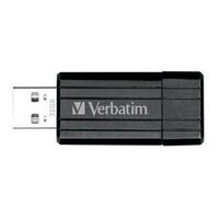 Verbatim Store'n'Go Pinstripe USB Drive 32GB USB Storage Drive Memory Stick (Black) 2 Years Limited Warranty