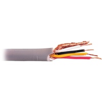 Individually Round Black PVC Sheath 100M Roll Round Mic Cable