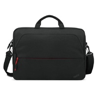 LENOVO Essentials 16' Toploader Bag Notebook Case - Classic Black Nylon Exterior, Dedicated Padded PC Pocket fits 13.3' 14' 15.6' 16' Laptop