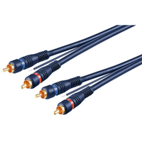 Goobay Car Hi-Fi Stereo RCA Cable  Double Shielded 5M