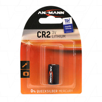 Ansmann 5020022-CR2 3V 800mAh Photo Lithium Battery Replaces CR2 DLCR2 EL1CR2 