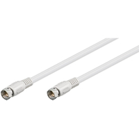 Goobay Dig Antenna Cable (80 dB) F-type/F-type 2.5M - white