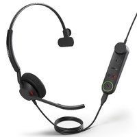 Jabra Engage 50 II Mono UC Corded USB-C/A Headset, Best Headset for Clear Customer Calls Ultra-Lightweight Hearing Protection Smartringer Busylight