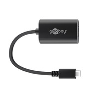 Goobay USB-C DispPort adapt (4k 60 Hz) black  0.2m