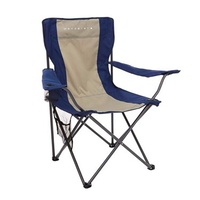 Wanderer Getaway Quad Fold Chair 100kg Capacity Drink holder & Magazine Pocket