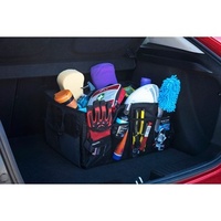 Cabin Crew Double Boot Organiser Black 50cm x 38cm x 26cm with Hook Loop System