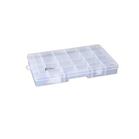 Pryml Tackle Box-Large Size Single Layer Ideal for Storing Lures & Terminal