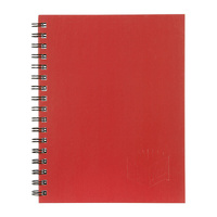 Spirax 511 Hard Cover Book Red S/O Pk5