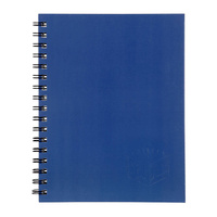 Spirax 512 Hard Cover Book A4 200 Page Blue Pk5
