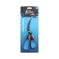 Pryml Large Scissors Stainless Steel Blade with Non Slip Rubber for Home or Boat
